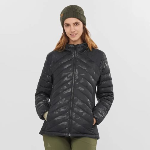 Black Salomon Essential Xwarm Down Women's Insulated Jackets | PH 62518Y